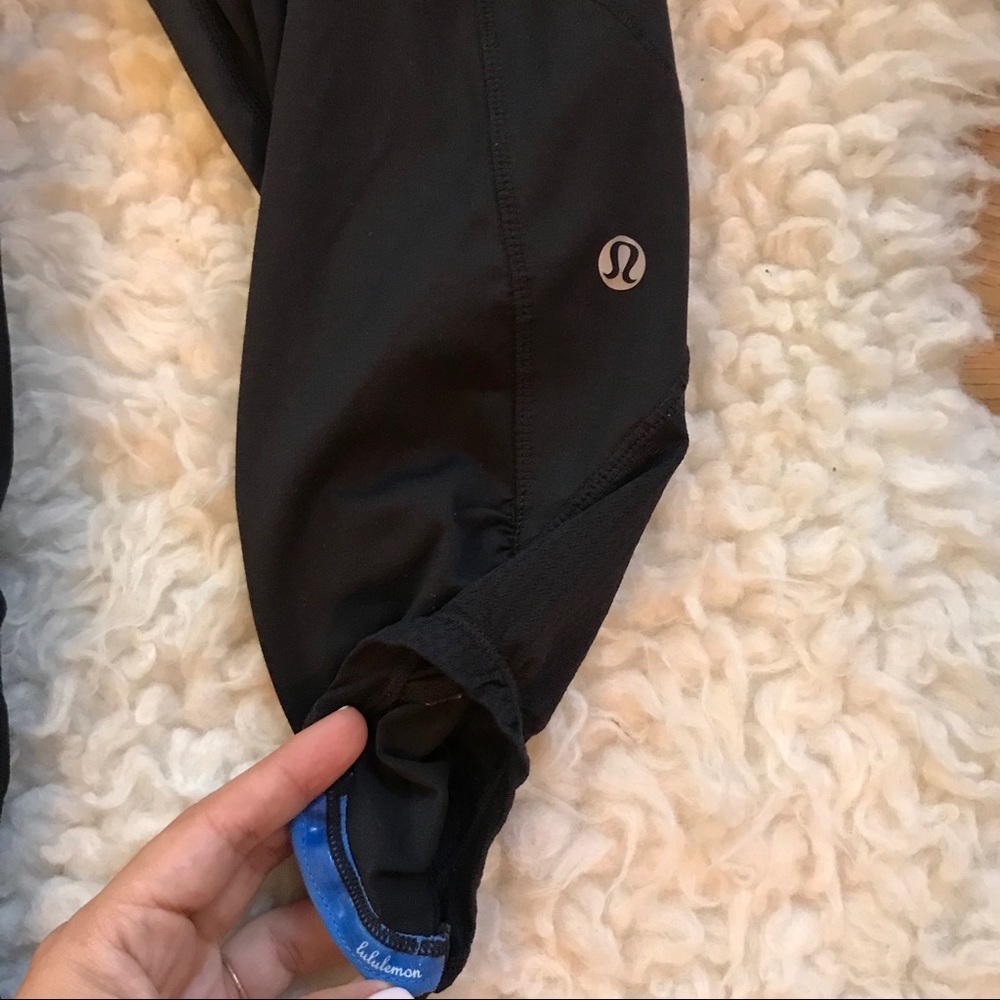 LULULEMON run a marathon Black/blue crops - Picture 4 of 7